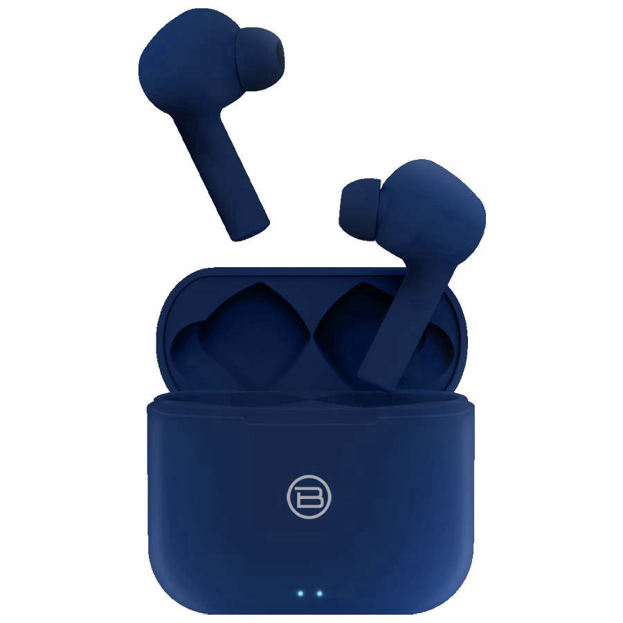 slide 1 of 1, Biconic Focus True Wireless Navy Earbuds with Charging Case, 1 ct