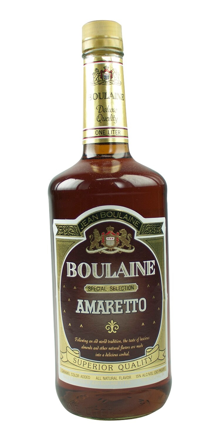 slide 1 of 1, Jean Boulaine Bouolaine Amaretto, 1 liter