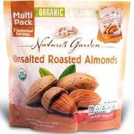 Natural Goodness Organic Roasted No Salt Almonds