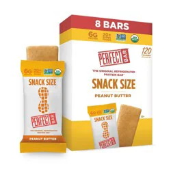 Perfect Bar Mini Gluten-Free Peanut Butter Protein Bar, Organic, 8 count, .88 oz