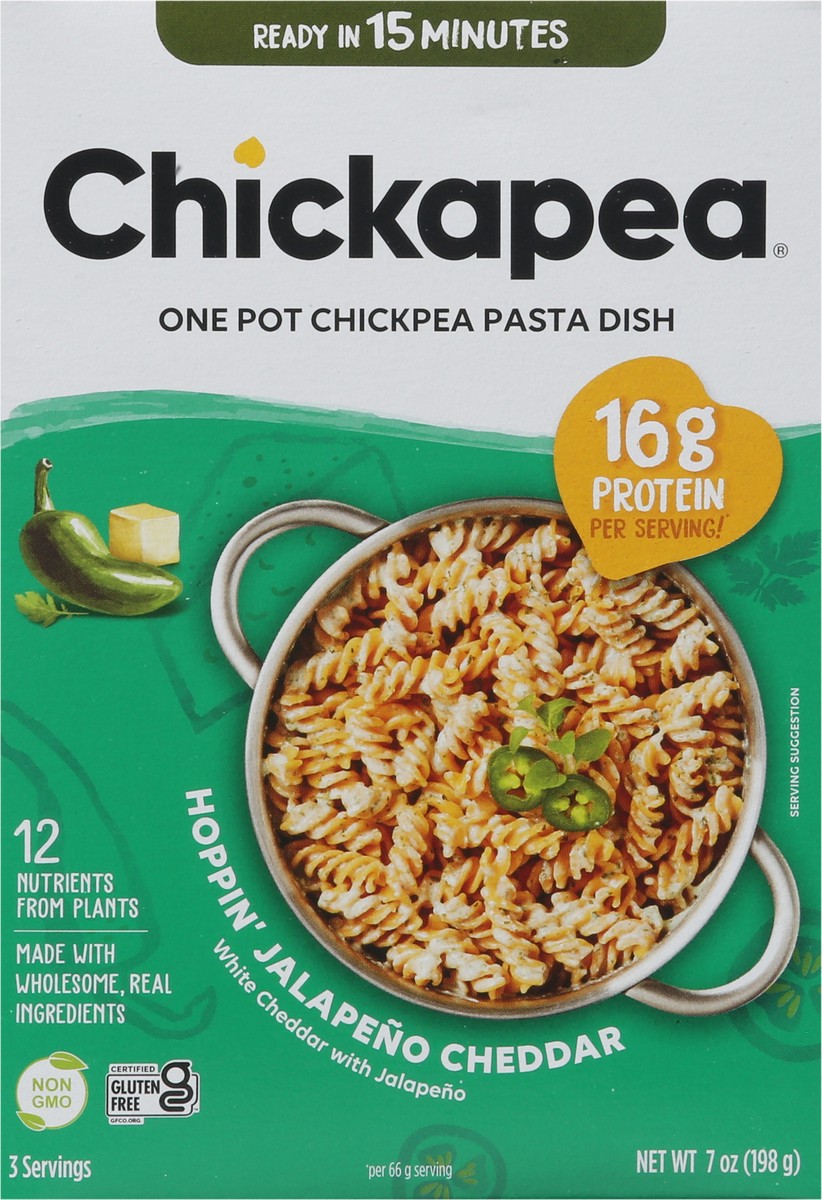 slide 6 of 9, Chickapea White Cheddar Jalapeno Pasta Dish, 7 oz