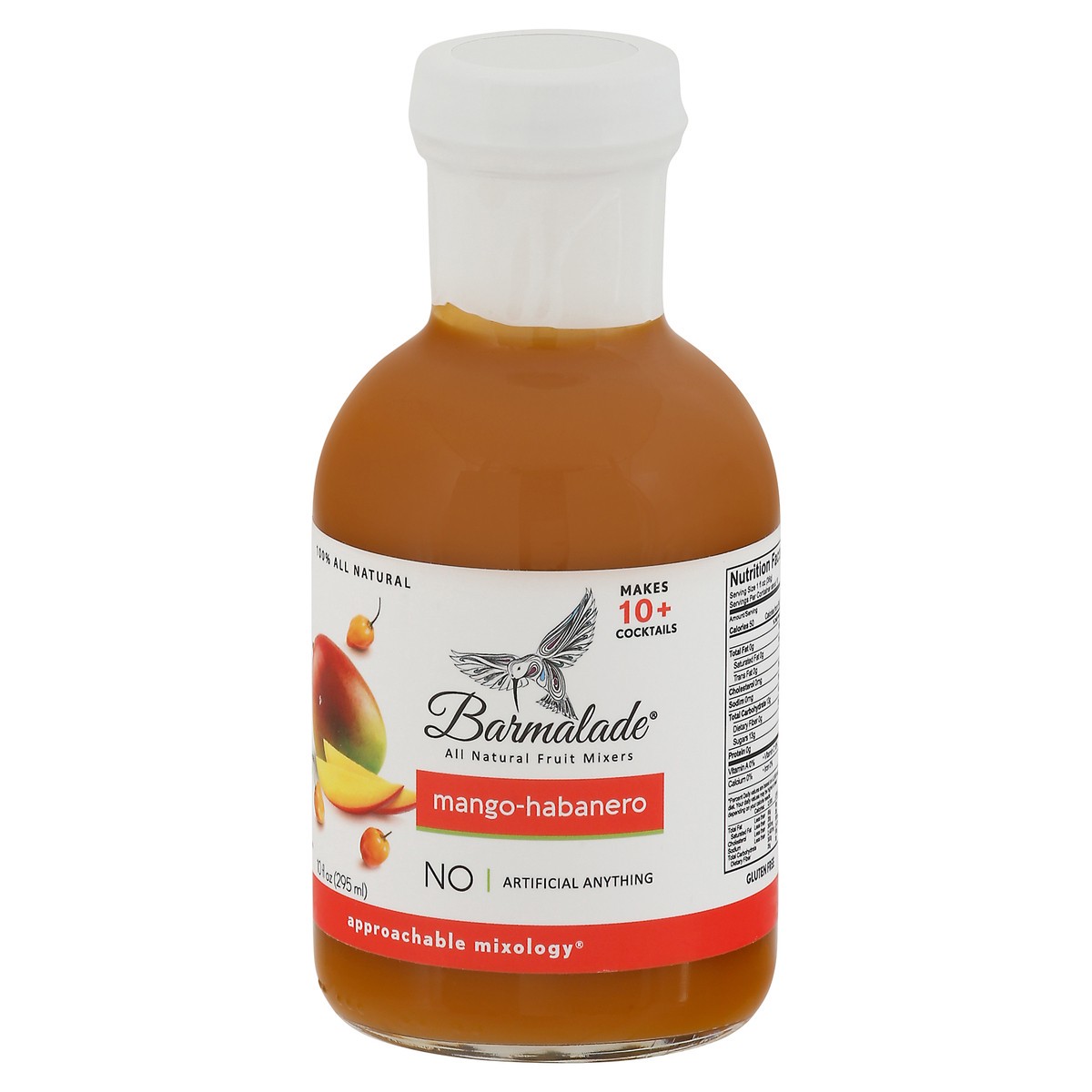 slide 2 of 9, Barmalade All-Natural Mango-Habanero Fruit Mixers 10 fl oz, 10 fl oz