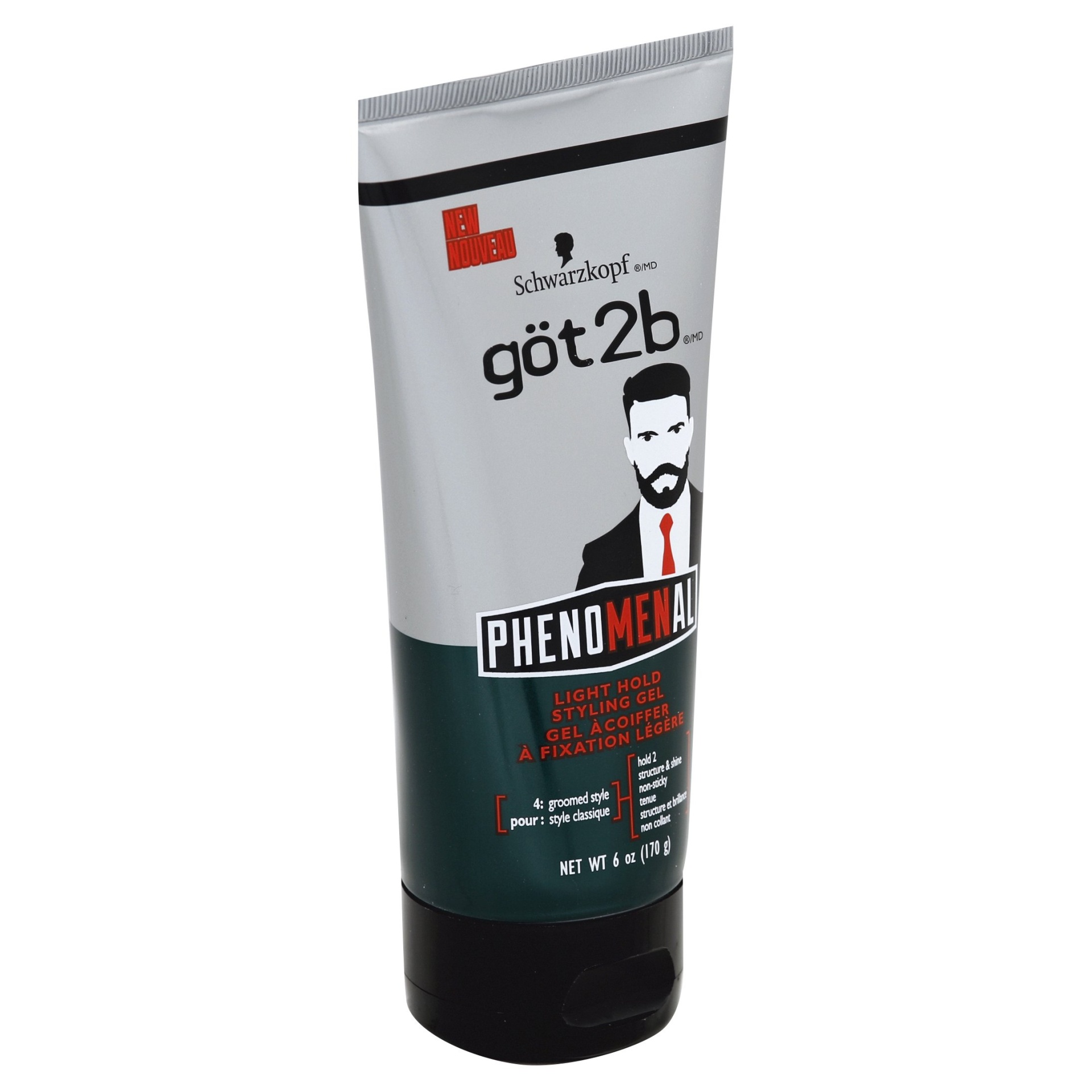 slide 1 of 6, göt2b Schwarzkopf Got2b Phenomenal Light Hold Styling Gel, 6 oz