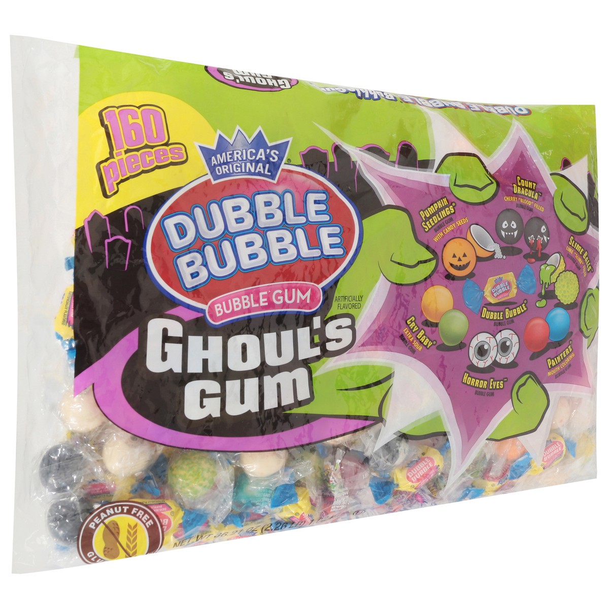 slide 10 of 13, Dubble Bubble Ghoul's Bubble Gum 160 ea, 160 ct
