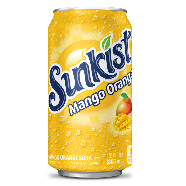 slide 2 of 13, Sunkist mango orange 12oz 12pk, 12 ct; 12 fl oz