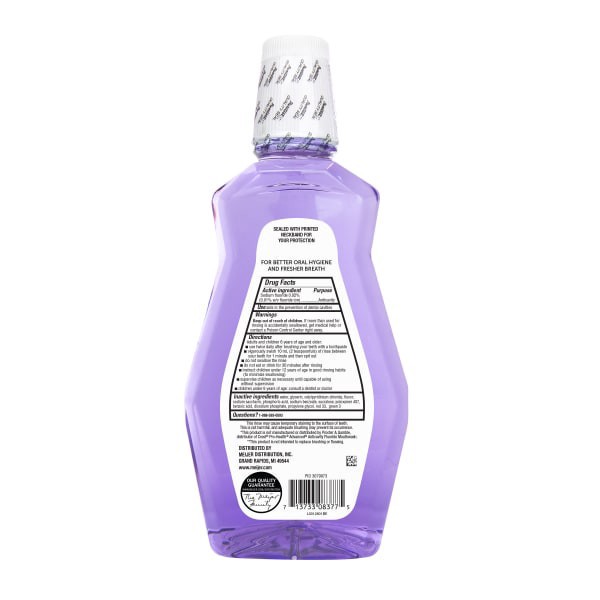 slide 4 of 5, Meijer Alcohol Free Anticavity Fluoride Rinse, Violet Mint, 33.8 oz