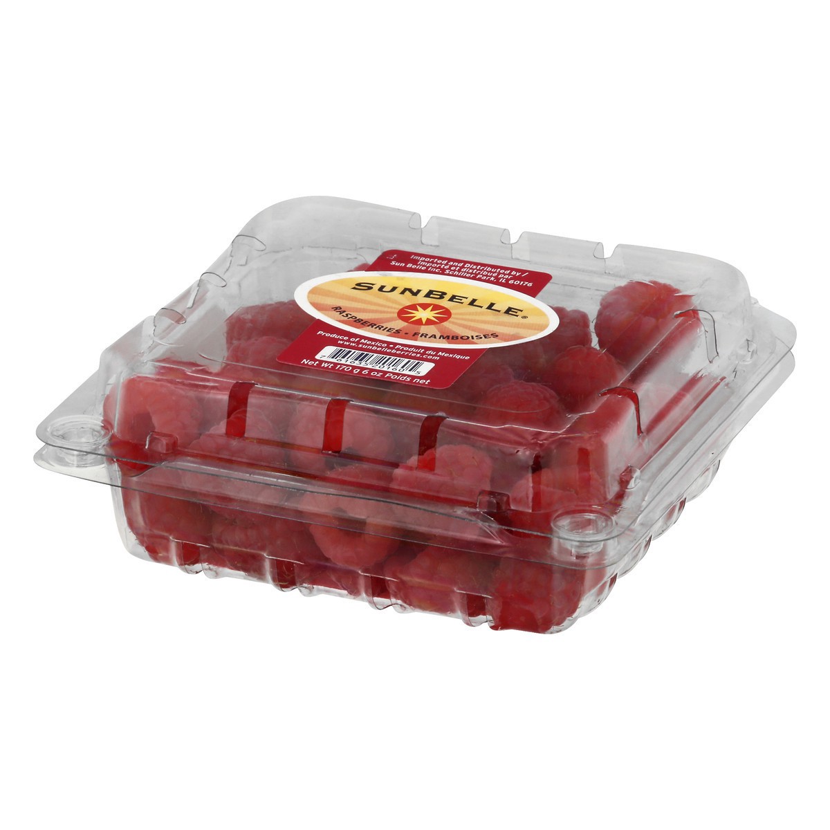 slide 3 of 11, Sun Belle Red Raspberries, 170 g