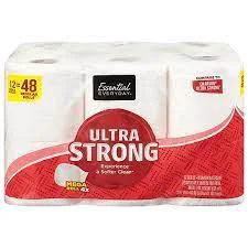 Essential Everyday Ultra Strong 12 Mega Roll Bath Tissue