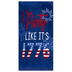 Meijer Corporate Seasonal Mcs Americana Party Like Its 1776 Kitchen Towel, 16 In X 25 In
