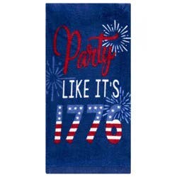 Meijer Corporate Seasonal Mcs Americana Party Like Its 1776 Kitchen Towel, 16 In X 25 In