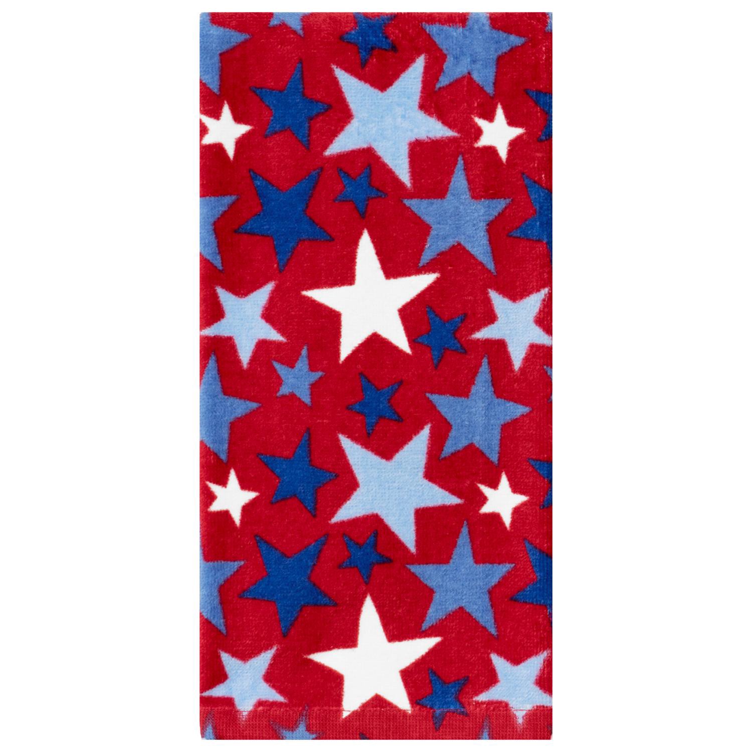 slide 1 of 2, Meijer Corporate Seasonal Mcs Americana Stars Red Kitchen Towel, 16 In X 25 In, 1 ct