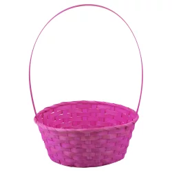 Upi 10 Inch Bamboo Basket Solid Clear