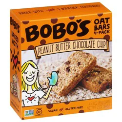 Bobo's Peanut Butter Chocolate Chip Oat Bars - 3 oz Bars