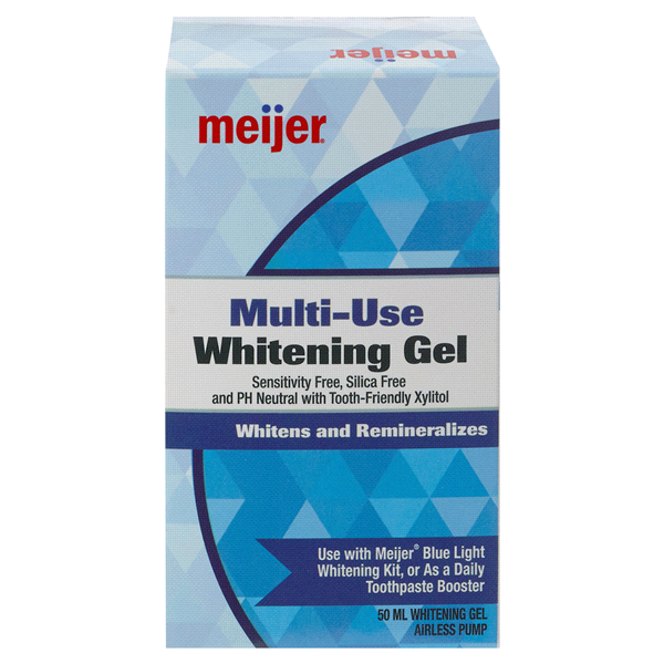 slide 1 of 1, Meijer Multi-Use Whitening Gel, 1.7 oz