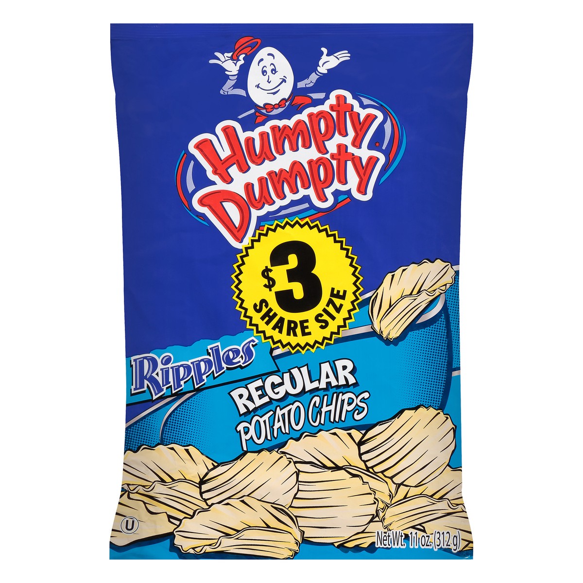 slide 2 of 9, Humpty Dumpty Regular Potato Chip, 11 oz