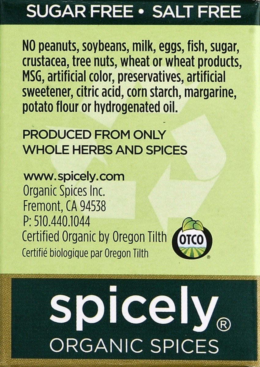 slide 4 of 4, Spicely Organic Spices Arrowroot Powder 0.4 oz, 0.4 oz