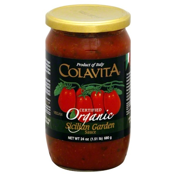 slide 1 of 1, Colavita Organic Sicilian Garden Pasta Sauce, 26 oz