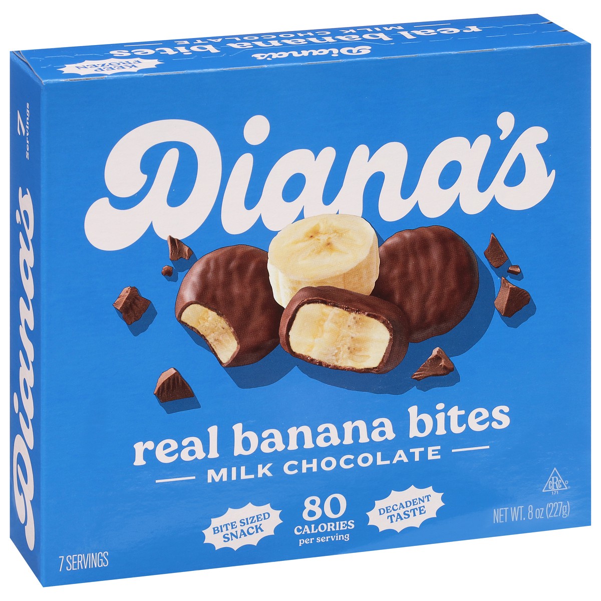 slide 3 of 9, Diana's Real Milk Chocolate Banana Bites 8 oz, 8 oz