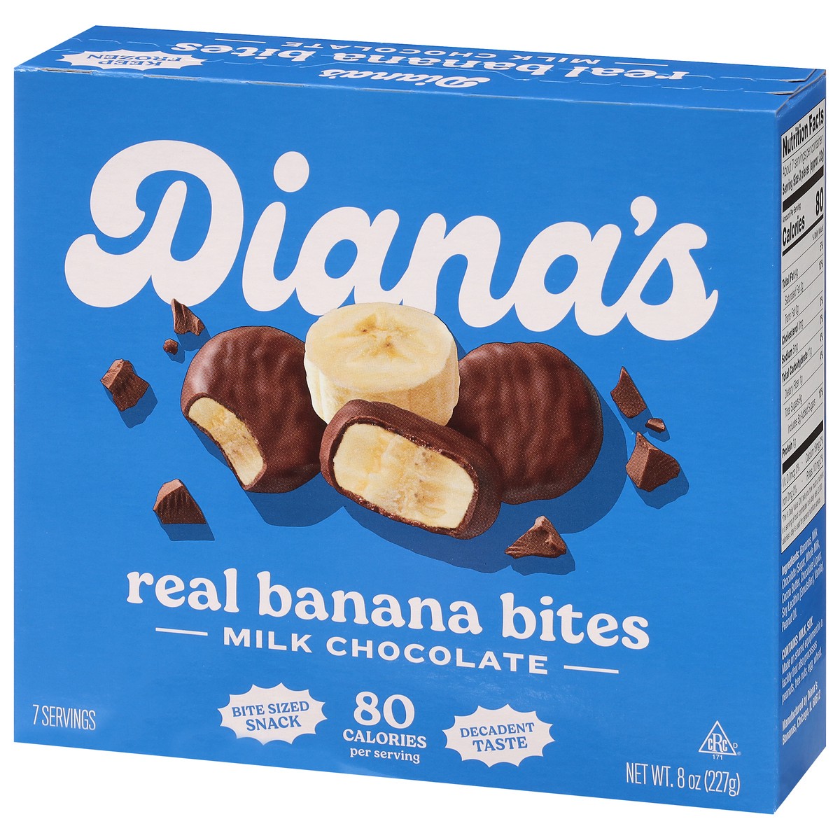 slide 8 of 9, Diana's Real Milk Chocolate Banana Bites 8 oz, 8 oz