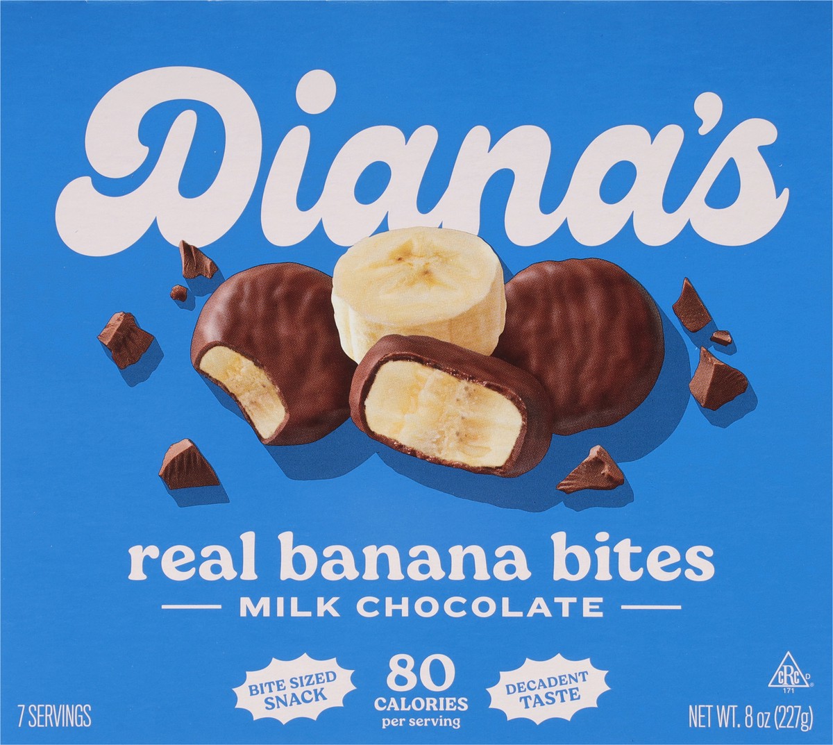slide 4 of 9, Diana's Real Milk Chocolate Banana Bites 8 oz, 8 oz