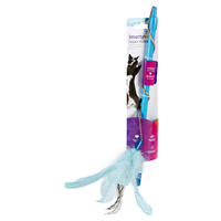 slide 14 of 29, SmartyKat Frisky Flyer Wand Pet Toy, 1 ct