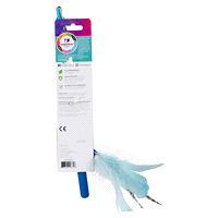 slide 8 of 29, SmartyKat Frisky Flyer Wand Pet Toy, 1 ct