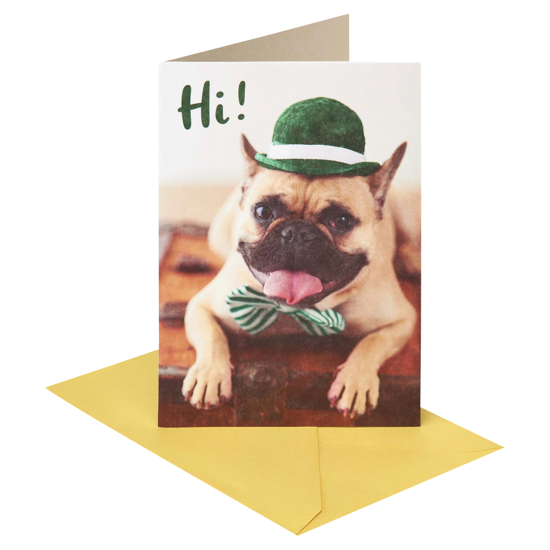 slide 1 of 1, American Greetings Blank Thank You Card (Pug), 1 ct