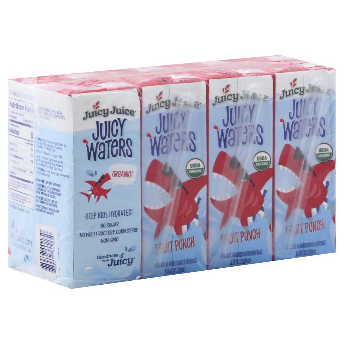 slide 6 of 10, Juicy Juice Fruit Punch Juicy Water - 54 fl oz, 8 ct