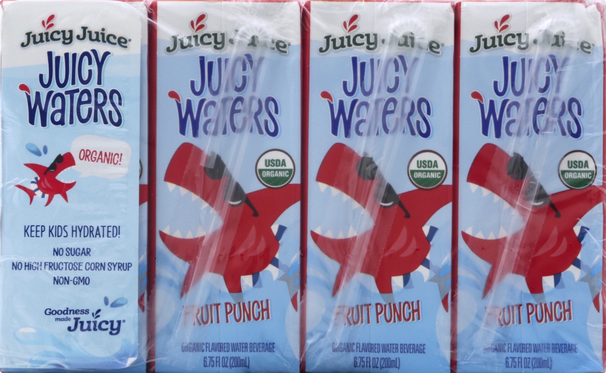 slide 8 of 10, Juicy Juice Fruit Punch Juicy Water - 54 fl oz, 8 ct