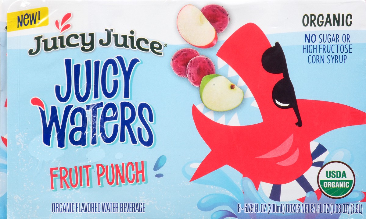 slide 1 of 10, Juicy Juice Fruit Punch Juicy Water - 54 fl oz, 8 ct