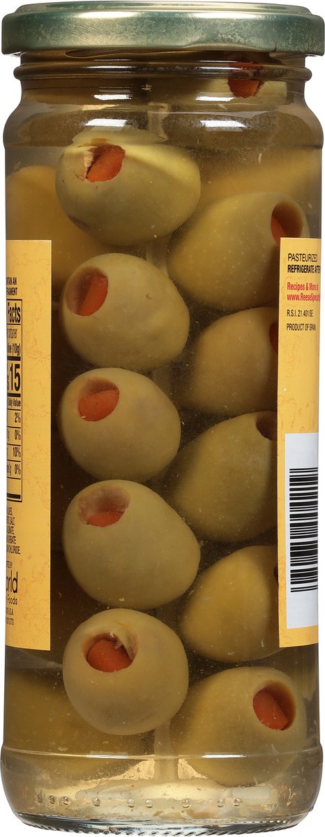 slide 9 of 11, Reese Cannonball Minced Pimiento Stuffed Olives 6 oz, 6 oz