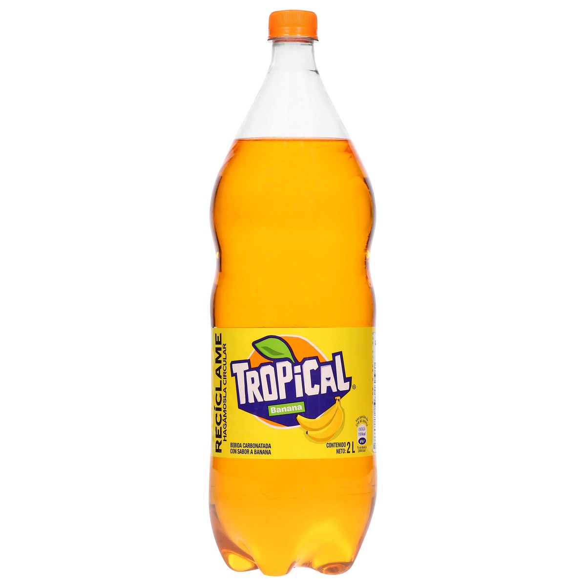 slide 4 of 4, Tropical Banana Soda 2 L, 67.6 fl oz