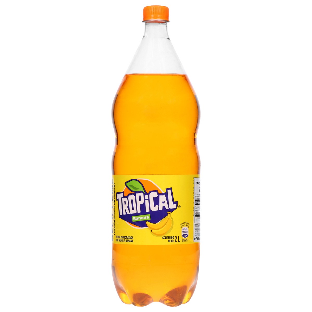 slide 3 of 4, Tropical Banana Soda 2 L, 67.6 fl oz