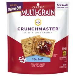 Crunchmaster Multi-Grain Sea Salt Crackers 4.0 oz