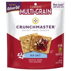 Crunchmaster Multi-Grain Sea Salt Crackers 4.0 oz