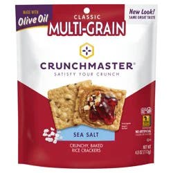 Crunchmaster Multi-Grain Sea Salt Crackers 4.0 oz