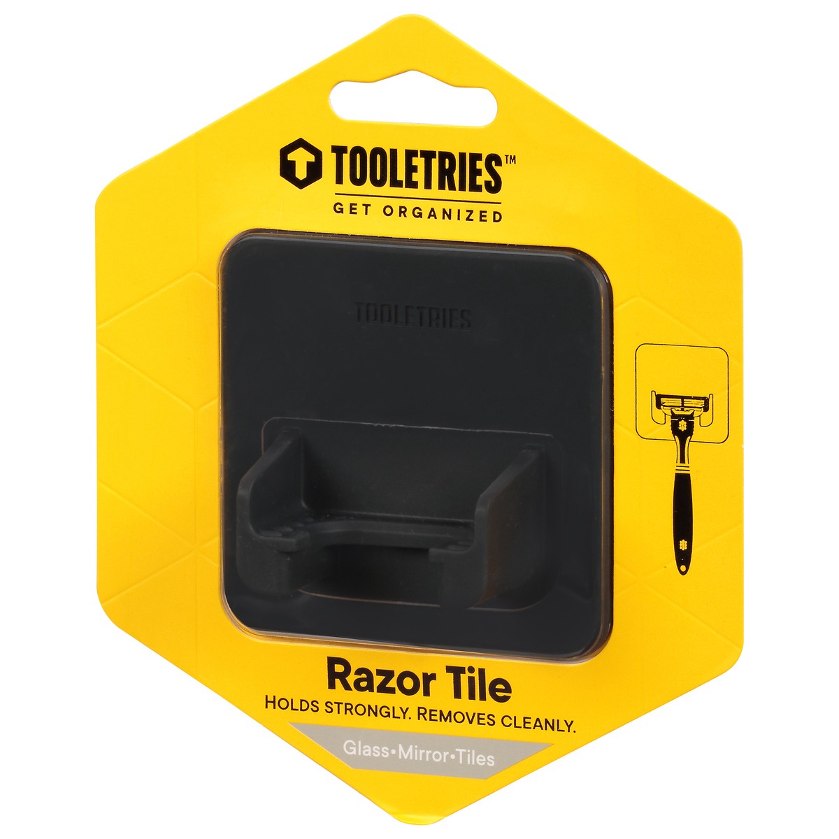 slide 7 of 9, Tooletries The Mason - Charcoal Razor Tile 1 ea Pack, 1 ea