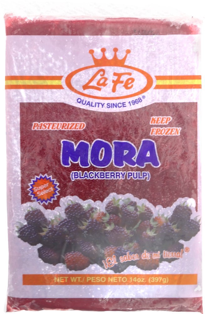 slide 1 of 1, La Fe Mora Pulp - Blackberry - 14 oz, 14 oz