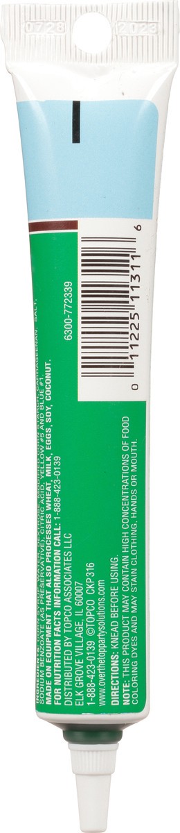 slide 4 of 9, Over The Top Decorating Glam Green Write-On Gel 1.5 oz, 1.5 oz