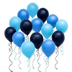 American Greetings Assorted Shades of Blue Balloons