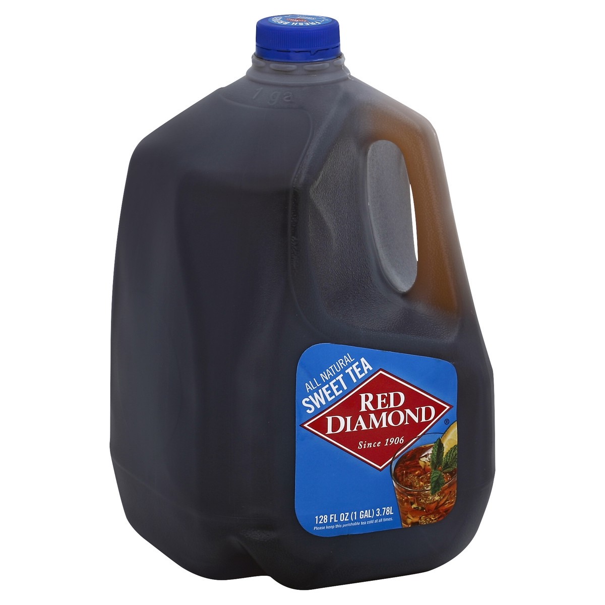 slide 2 of 5, Red Diamond Fresh Brewed Sweet Tea 128 fl oz, 128 fl oz