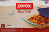 slide 1 of 1, Pyrex Easy Grab Baking Dish Set Clearblue, 5 ct