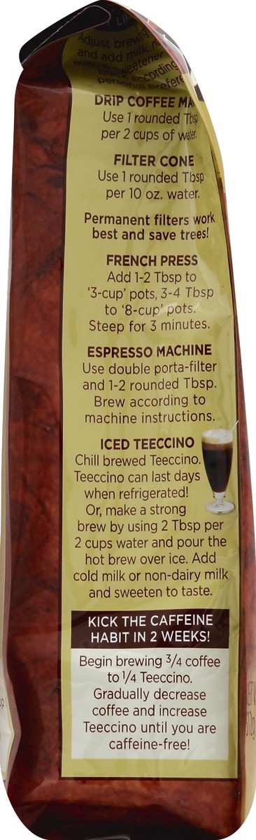 slide 3 of 5, Teeccino Coffee Alternative 11 oz, 11 oz