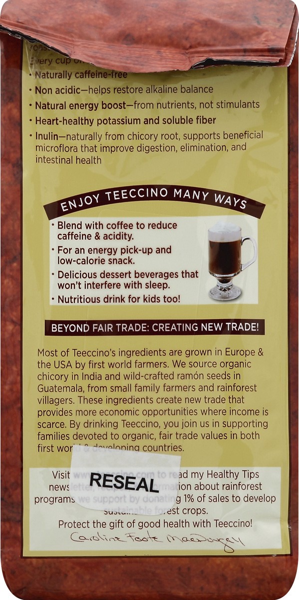 slide 5 of 5, Teeccino Coffee Alternative 11 oz, 11 oz