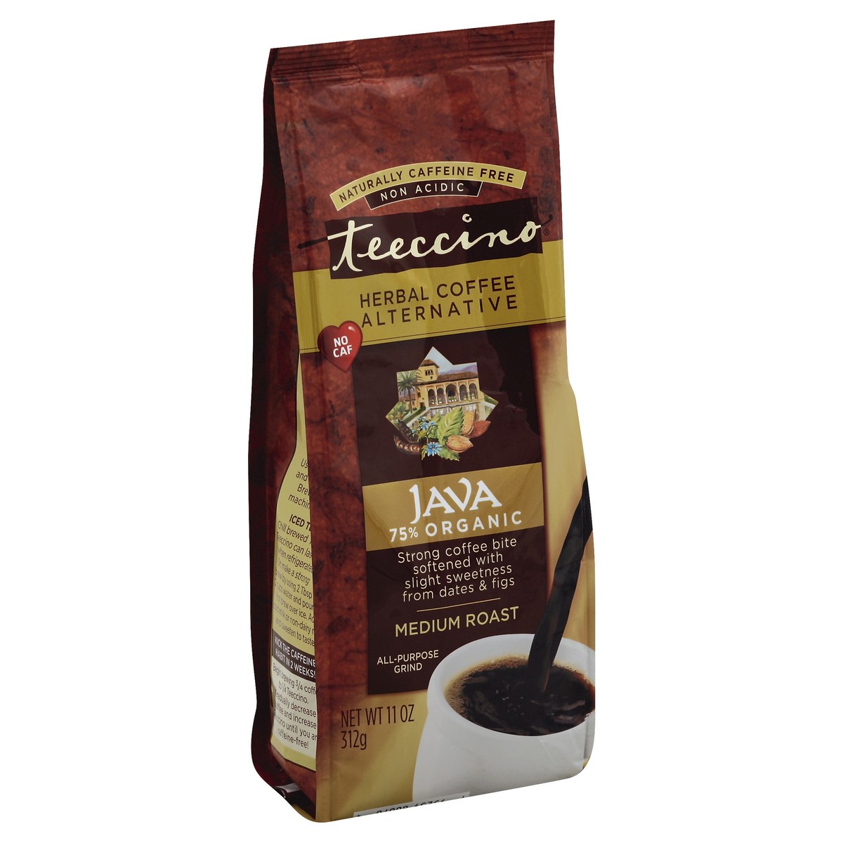 slide 3 of 5, Teeccino Coffee Alternative - 11 oz, 11 oz