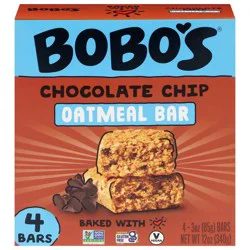 Bobo's Chocolate Chip Oat Bars Bars - 12 oz