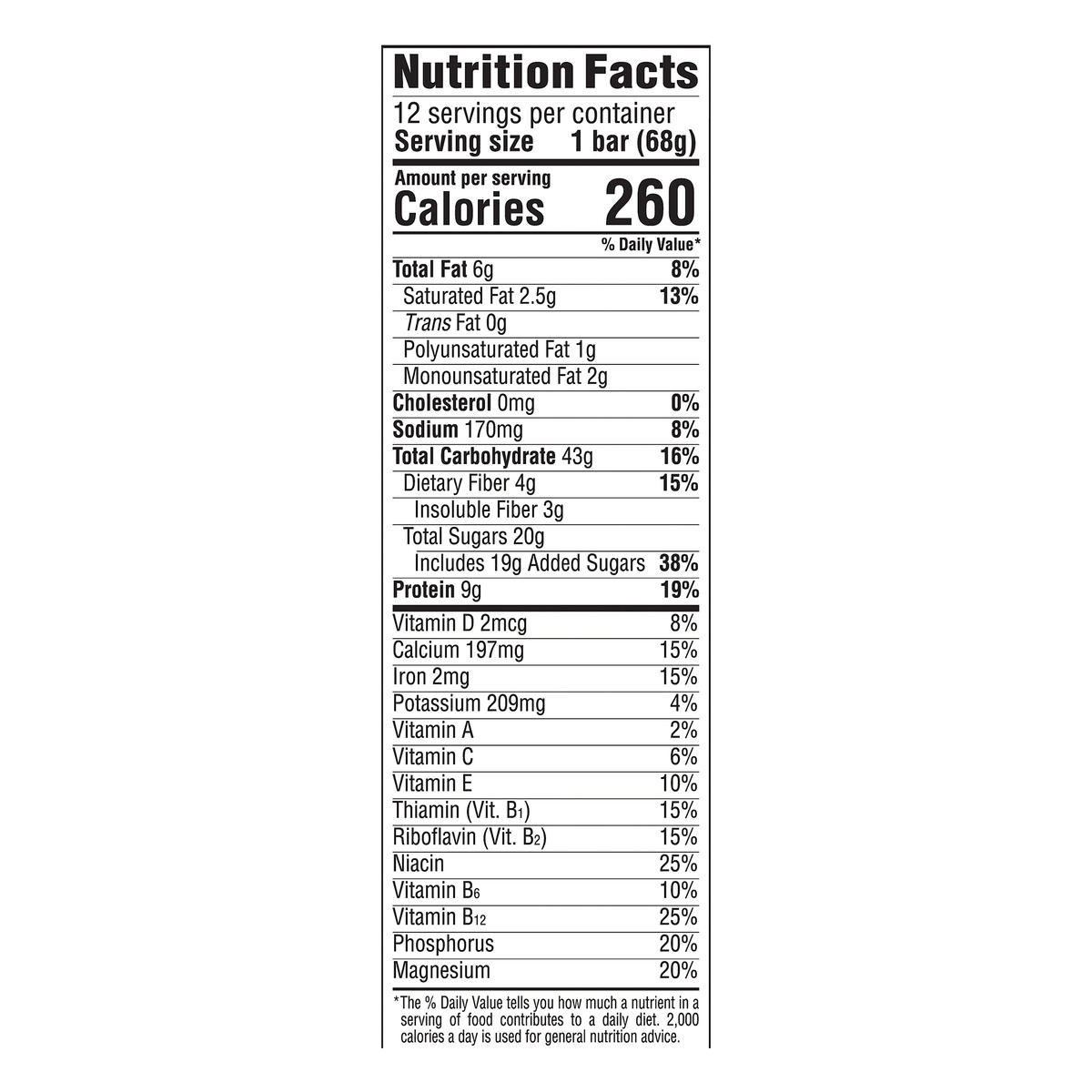 slide 5 of 10, CLIF Coconut Chocolate Chip Energy Bars, 12 ct; 2.4 oz