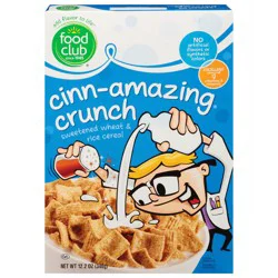 Food Club Cinn-Amazing Crunch Cereal 12.2 oz