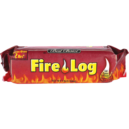 slide 1 of 1, Best Choice Fire Log, 2.8 lb