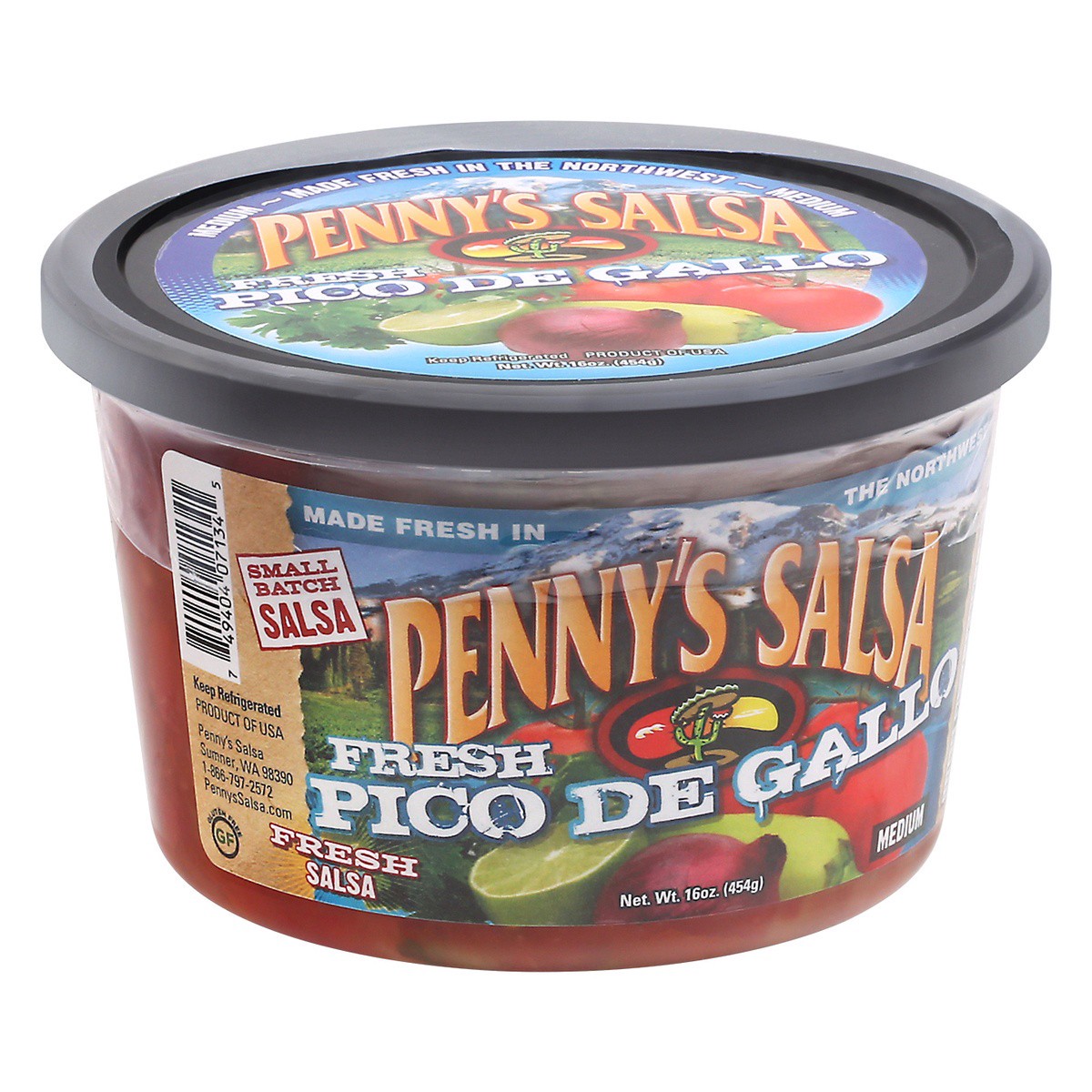 slide 2 of 9, Pennys Salsa Medium Fresh Pico De Gallo 16 oz, 16 oz